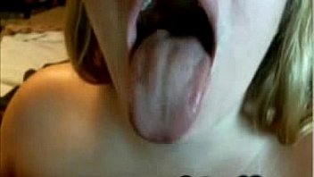 Roxxy deepthroats mommy's huge dildo and gags camg8