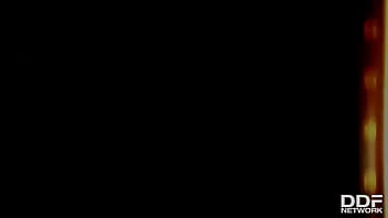 Flaming hot sexy pyromaniac plays with fire