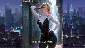 Joi con spider woman acaba en menos de 2 minutos