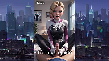 Joi con spider woman acaba en menos de 2 minutos