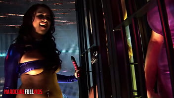 Pornstar women has hot orgies in her neon dungeon