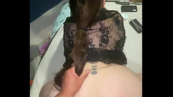 Pawg latina milf bounces big butt on husbands big cock