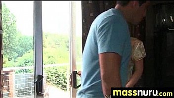 Japanese masseuse gives a full service massage 4