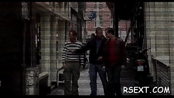 Hotty gives hand and blowjob