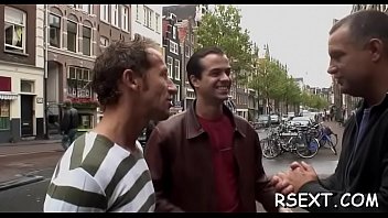 Hotty gives hand and blowjob