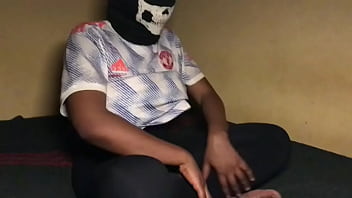 Hitting his dick hard until he cum