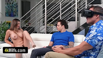 Stepdad trying the new technology and he likes it