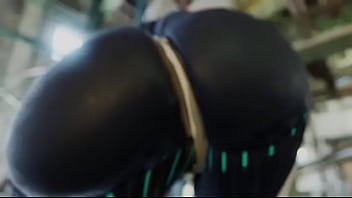 Street fighter seth x juri booty shaking booty licking