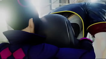 Street fighter seth x juri booty shaking booty licking
