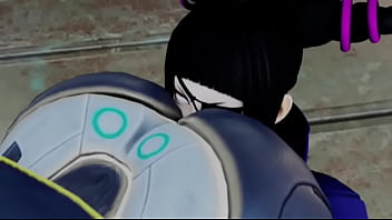 Street fighter seth x juri booty shaking booty licking