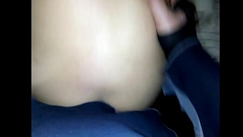 Slutty friend anal with crossfriend slutty anal with guy in multicolored women's clothing cumshot on ass latina brunette