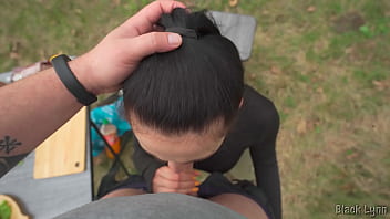 Hungry stranger provides his dick in exchange for a sandwich pov