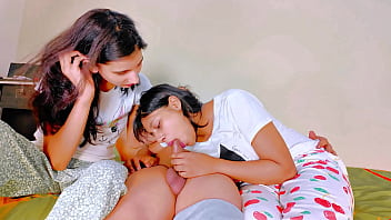 Uttaran20 sucking of big tits of amateur stepsisters threesome