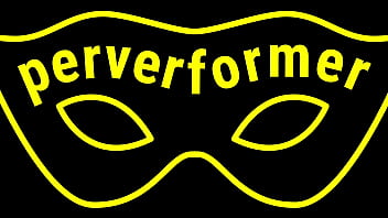 Latex foot pushed up to the heel in the ass