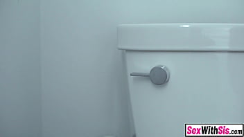 Big boobs curvy teen step sister makes her stepbro clean up by fucking him in exchange