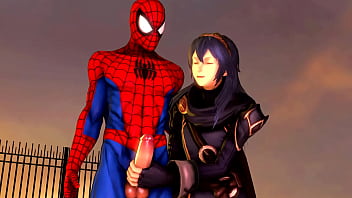 Crossover time with lucina and spider man Crossover time with lucina and spider man
