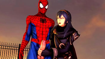 Crossover time with lucina and spider man