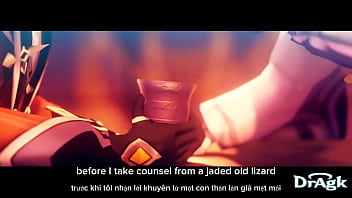 Raiden shogun gets put in her place by zhongli