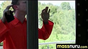 Lucky client gets a full service massage 11