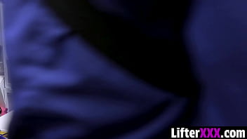 Boyfriend watches as luna submits to the security team and gets fucked lifterxxx