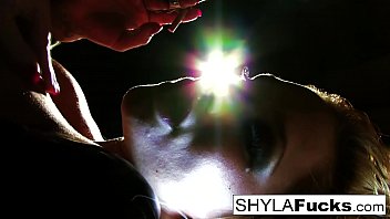 Blonde slut gets nude