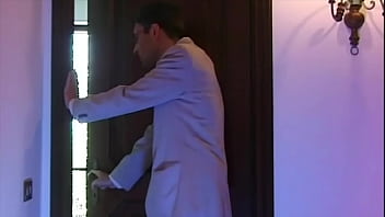 She masturbates while watching lesbian stepsisters please each other