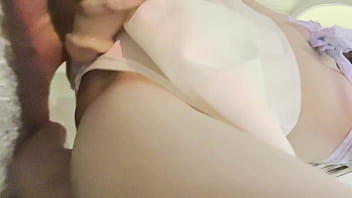 Fucking myself with a big dildo