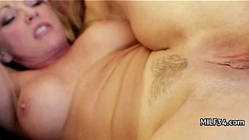 Horny latina milf finds herself some dick