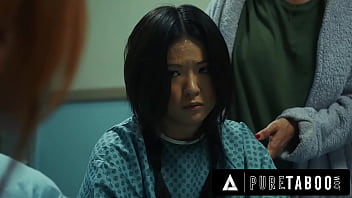 Asian with alien dick fucks horny milfs