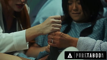 Asian with alien dick fucks horny milfs