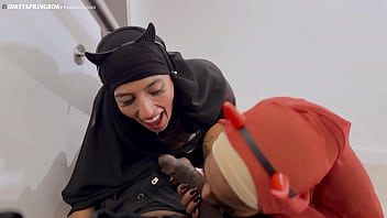 Halloween horny hijabis from hell