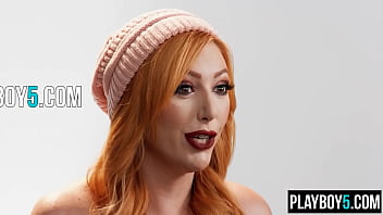 Chubby redhead mature podcast interview and hairy pussy fingering