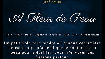 A fleur de peau french dirty talk solo female