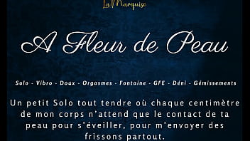 A fleur de peau french dirty talk solo female