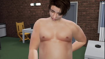 Chinese boy takes a hooker in a sexy cosplay to a motel