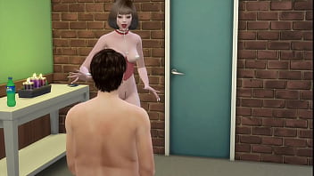 Chinese boy takes a hooker in a sexy cosplay to a motel