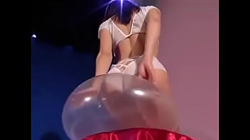 Looner girl gianna rides in white panties