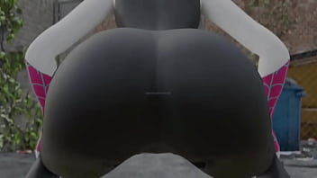 Spider gwen is beautiful she have a beautiful ass