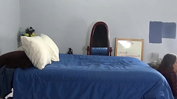 Juicy brunette ride cock on camera