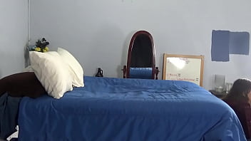 Juicy brunette ride cock on camera