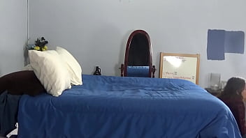 Juicy brunette ride cock on camera