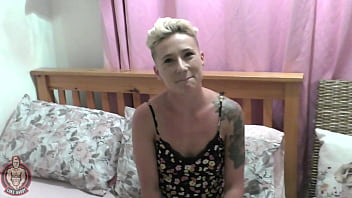 Amateur tight pussy gets destroyed in her first scene ever