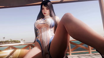 Cowgirl and doggystyle for sexy babe