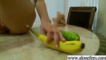 Girl masturbating with sex toys dildos to get orgasm clip 18