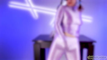 413 my tight spandex suit and fishnet bodysuit will drive you crazy 4k 60pfs