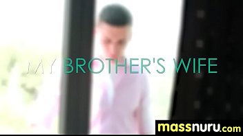 Nuru massage ends with a hot shower fuck 18