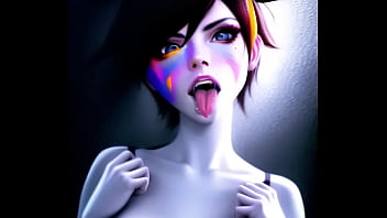 Gamer bitches with mouths open for jizz