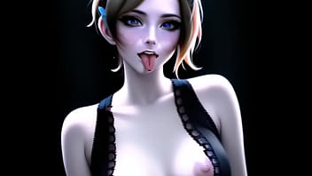 Gamer bitches with mouths open for jizz