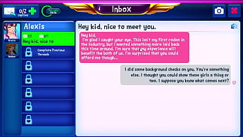 Recebendo ajuda da nova secretaria