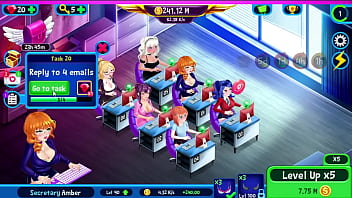 Recebendo ajuda da nova secretaria